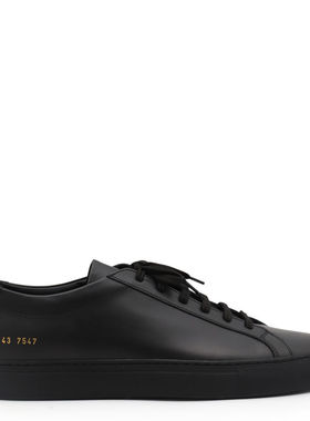 Common Projects 男士 SS26 运动鞋 黑色皮质