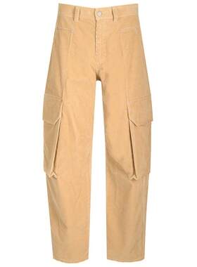 Palm Angels 棕榈天使 男士 FW23 长裤 驼色 Relaxed-Fit 工装裤