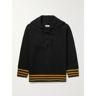 Deck Bode 毛衣 SS25 条纹罗纹羊毛 男士