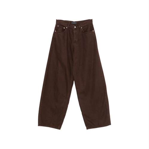 Haikure 女士 FW26 牛仔长裤 棕色牛仔裤