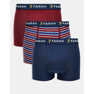 男士 三件套 平角内裤 多彩四角裤 Almand Farah