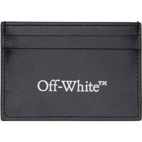 Off-White 男士 SS26 卡包 黑色 Bookish