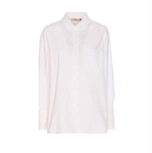 TWINSET 女士 SS25 衬衫 超大号蕾丝