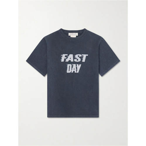 Remi Relief 男士 FW26 T恤 Fast Day 印花棉针织