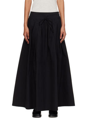 Studio Nicholson 女士 中长裙 黑色 Ottowa 半身裙