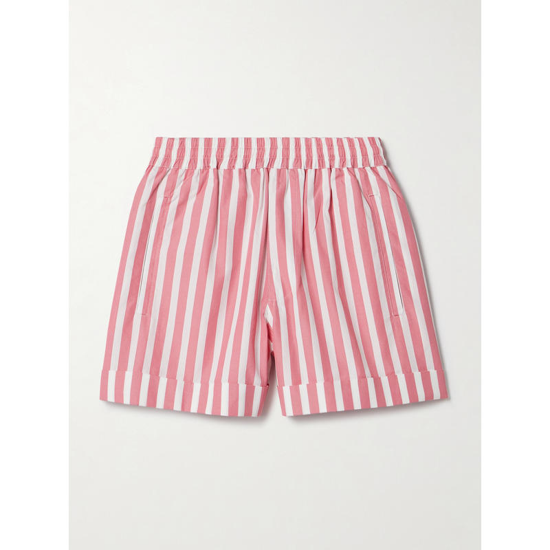 SUZIE KONDI 女士 短裤 Banker 条纹棉质府绸短裤