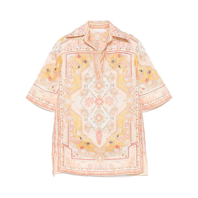 Zimmermann 兹默曼 女士 SS25 衬衫 短袖连衣裙