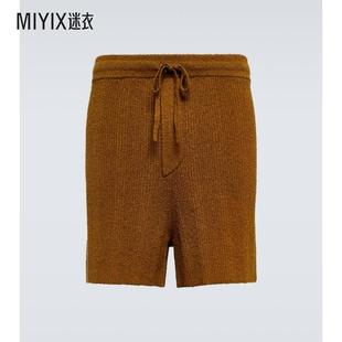 Nanushka 男士Bronte 棉混纺厚绒布短裤 迷衣时尚