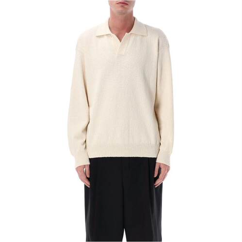 Roberto Collina 男士 SS26 POLO衫 纹理针织 Polo 衫