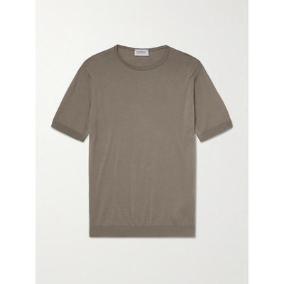 John Smedley 男士 SS26 衬衫 Belden 修身海岛棉T恤