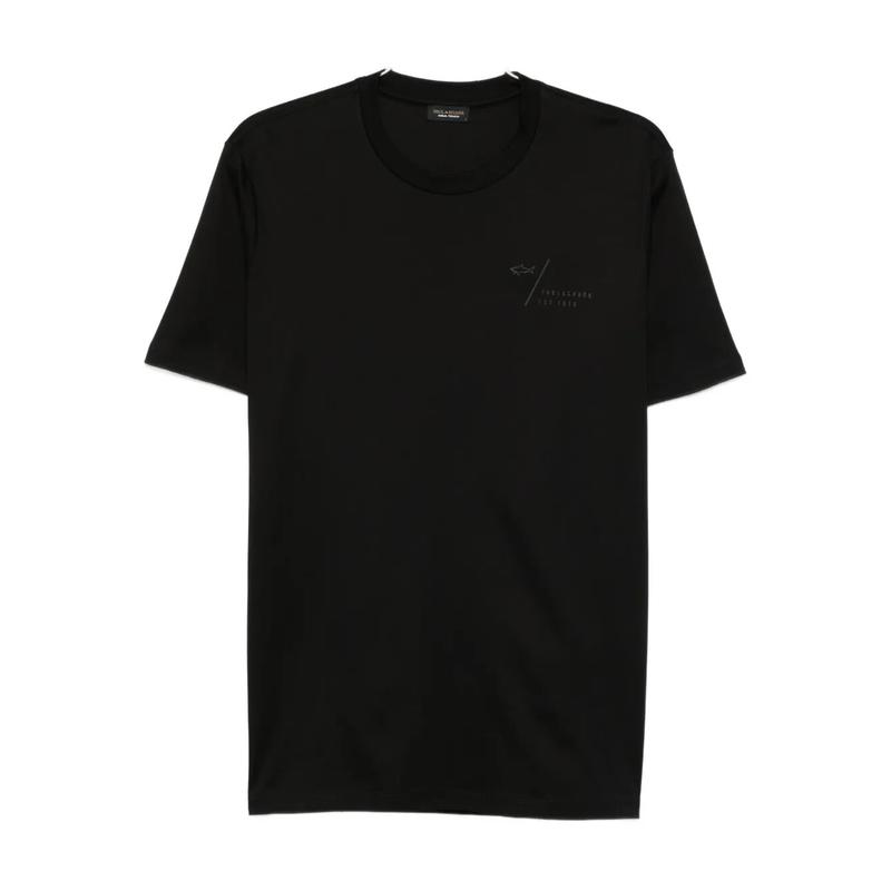 Paul  Shark 男士 FW25 T恤 BACK-PRINT 棉质T恤