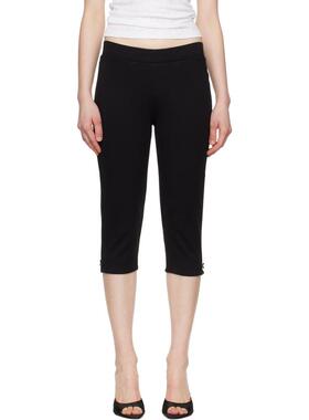 Danielle Guizio 女士 运动紧身裤 黑色 Caria Capri 紧身裤