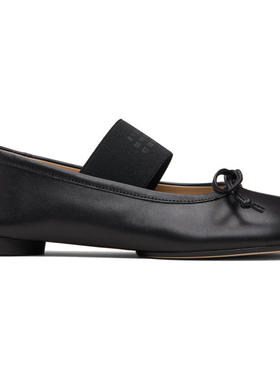 MM6 Maison Margiela 女士 芭蕾鞋 黑色 Anatomic Numeric 芭蕾鞋