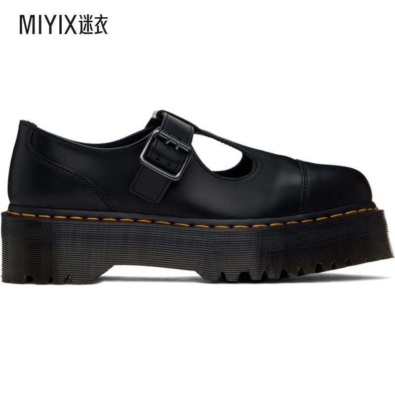 Dr. Martens马丁 女士黑色 Bethan Polished Smooth Leather 玛丽
