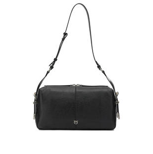 Pinko 品高 女士 FW26 单肩包 机车皮革中号