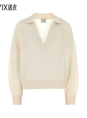 Le Kasha 女款Jackson 白色羊绒宽松款毛衣 迷衣时尚