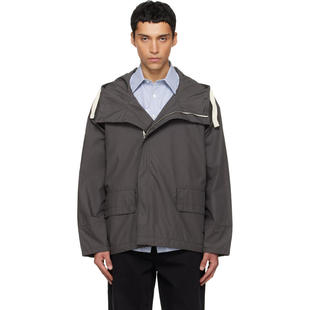 nanamica 七海之家 男士 夹克 灰色 Hooded Deck