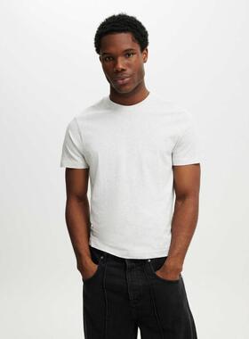 Cotton:on 男士 T恤 marle 棉质合身(白色)