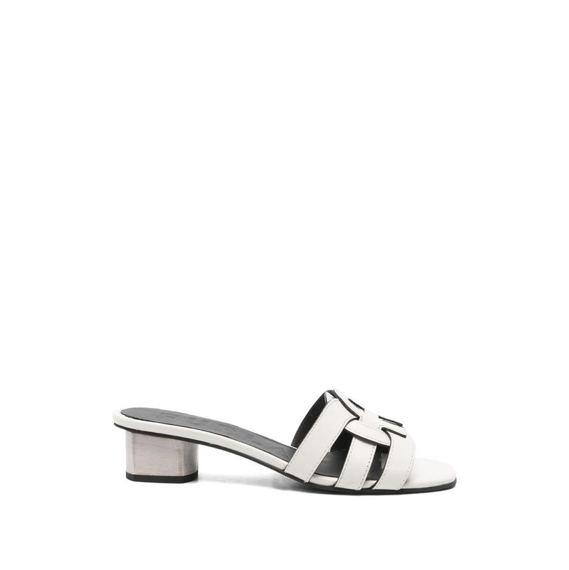 Furla 芙拉 女士 SS26 凉鞋 MARSHMALLOW CILINDRO MULE T50 皮质 - 实物图
