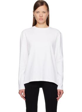 FLORE FLORE 女士 T恤 白色 Maggie 长袖 T 恤