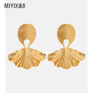 Jennifer Behr 女款Nerissa 镀金耳环 迷衣时尚