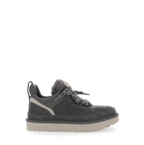 UGG Australia 男士 运动鞋 M LOWMEL men 橡胶鞋底皮质内衬灰色