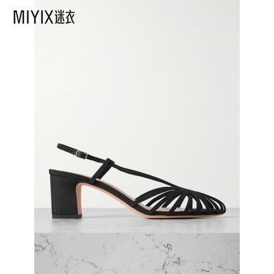 【秋冬新品】Loeffler Randall 女款Priscilla moiré 凉鞋 迷衣