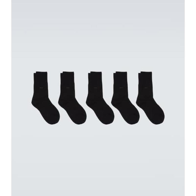 CDLP 男士 袜子 徽标袜子(5件装)