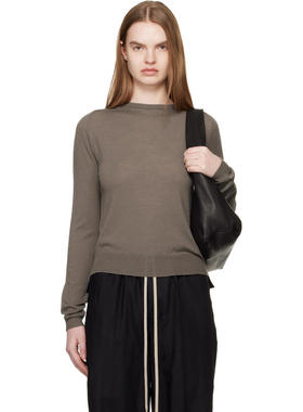 Rick Owens 女士 毛衣 灰色 Temple Biker Level 毛衣