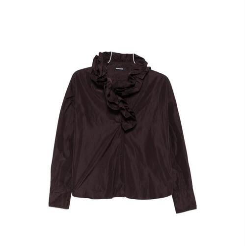 Susanne Bommer 女士 FW26 衬衫 酒红色美国官网直邮进口