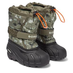 SOREL 冰熊 中性(儿童) 雪地靴 Flurry™ 青少年印花童鞋童装