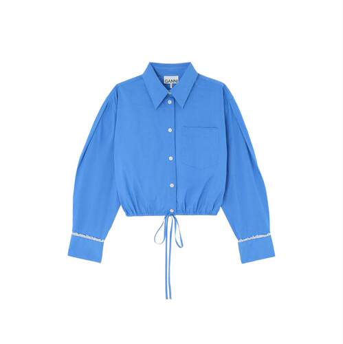 Ganni 甘尼 女士 FW26 衬衫 GANNI 浅蓝