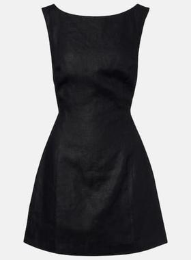 Faithfull the Brand 女士 短款连衣裙 Sofia 亚麻迷你连衣裙