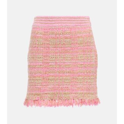 LoveShackFancy 女士 迷你裙 Balsam 花呢迷你半身裙