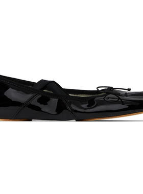 Tory Burch 女士 SS25 芭蕾鞋 黑色 Mary Jane Bow 芭蕾鞋