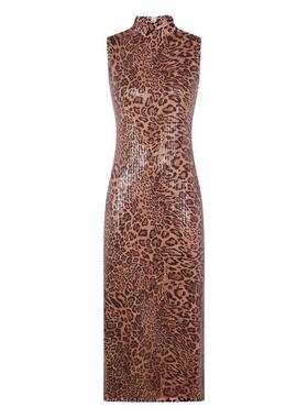 TWINSET 女士 FW25 连衣裙 ANIMALIER 印花连衣裙