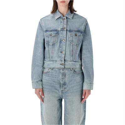 Essentials 女士 SS26 夹克 Fear Of God 基础款牛仔机车