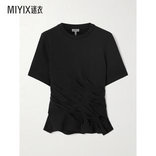 棉混纺扭纹上衣 女款 早秋新品 迷衣时尚 Loewe罗意威