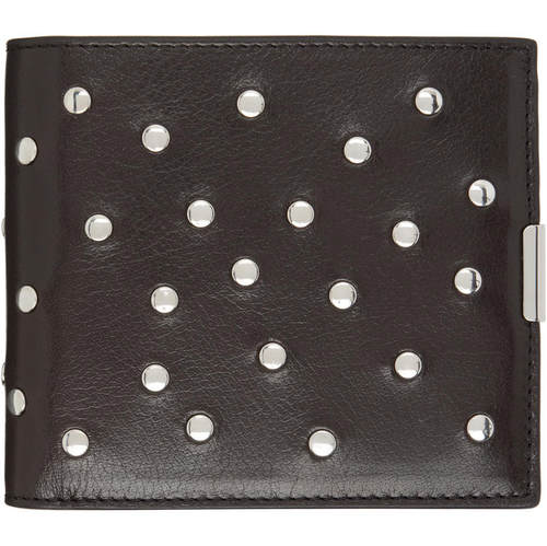 Lemaire 勒梅尔 男士 钱包 棕色 Soft Tab Studs Dots