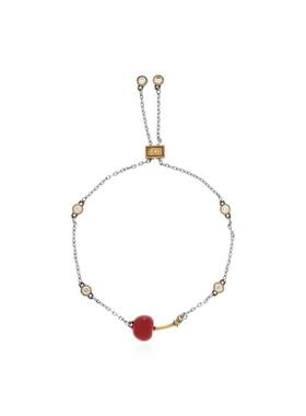 Marc Jacobs 女士 SS26 手链 櫻桃滑扣手鐲