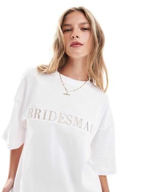 Six Stories 女士 T恤 bridesmaid statement T恤(白色)