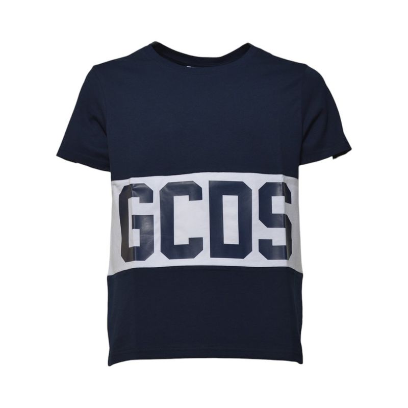 GCDS 男士 SS26 T恤 乐队徽标常规 T 恤图片