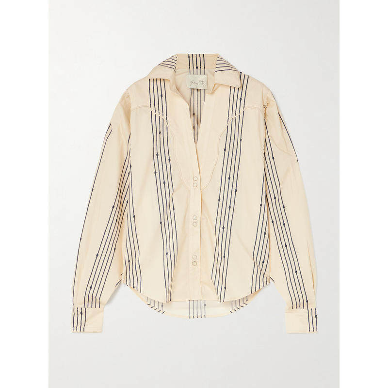 Johanna Ortiz 女士 衬衫 Cabos Sueltos 印花棉质府绸衬衫,女装/女士精品,真丝上装,淘宝优惠券,粉丝福利购,淘宝优惠卷