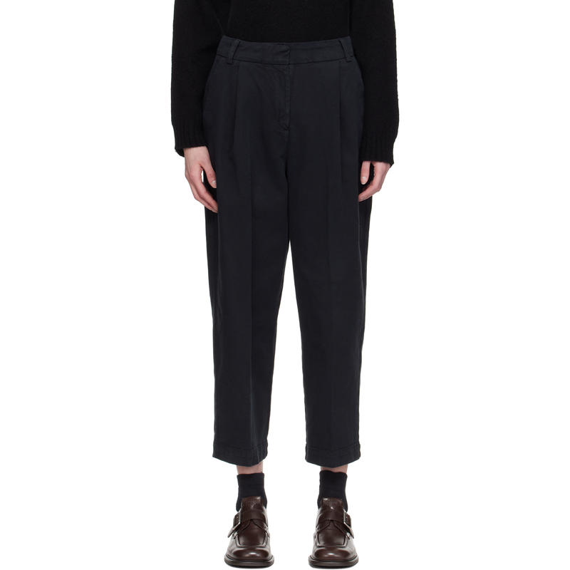 YMC 女士 长裤 黑色 Earth Market 长裤