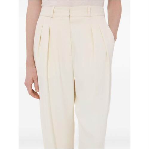 Loulou de Saison 女士 SS26 长裤 NATURAL ALLOY 褶裥裤子