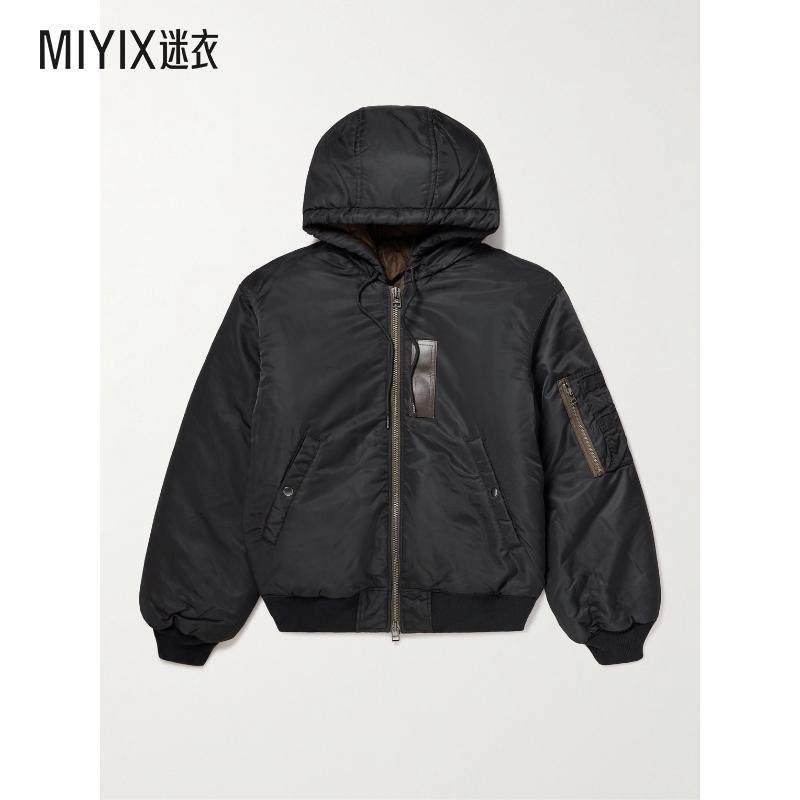 FrizmWORKS 男款MA-1 Shell 活动带里衬连帽夹克 迷衣时尚