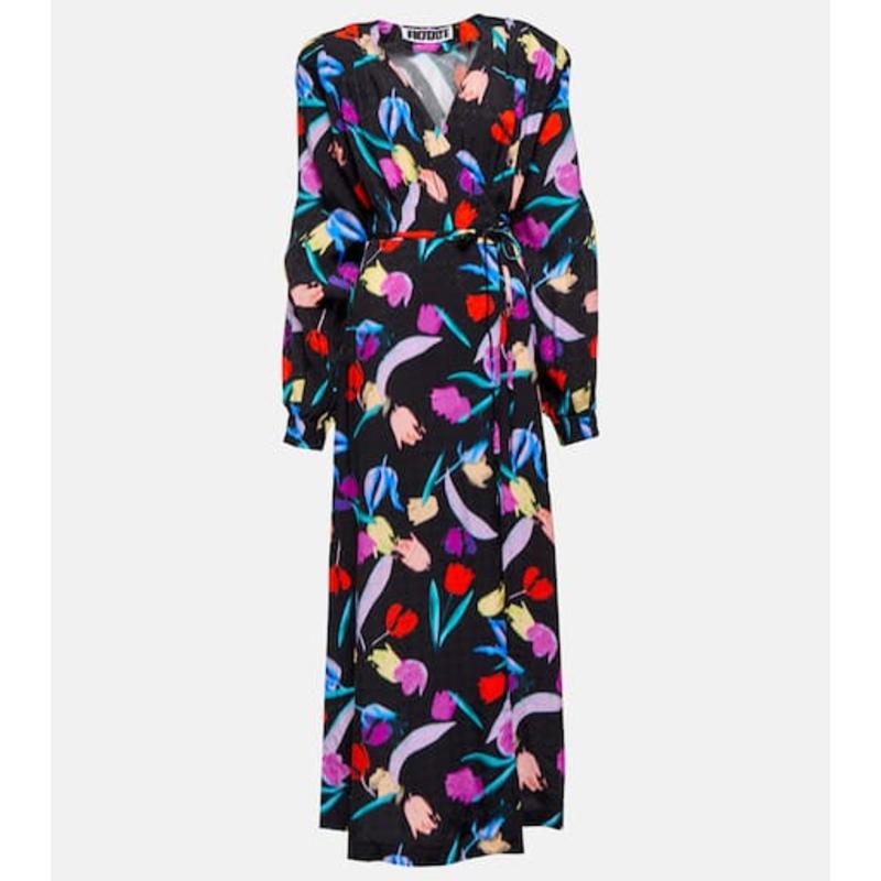 Tom Ford 女士 中长连衣裙 Marisol 花朵缠绕式连衣裙