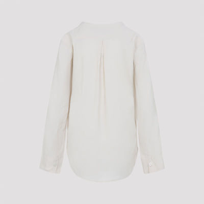 Studio Nicholson 女士 SS26 上衣 PAMPA 垂褶领