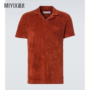 迷衣时尚 Orlebar 棉质厚绒布Polo衫 Brown 男款