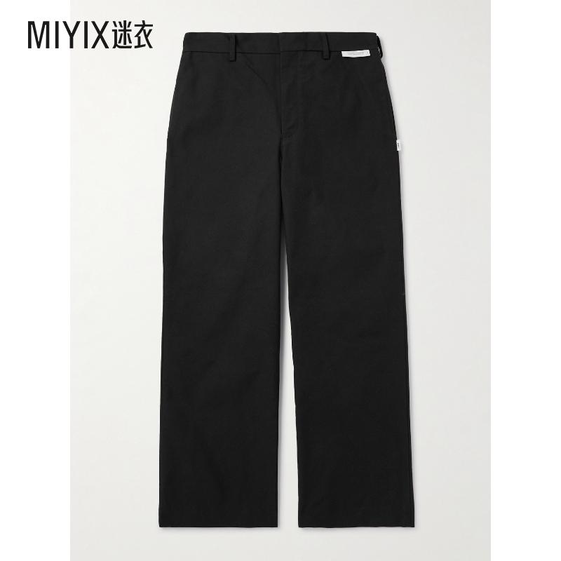 Wtaps®男士Logo-Appliquéd 直筒短款斜纹布裤子 迷衣时尚